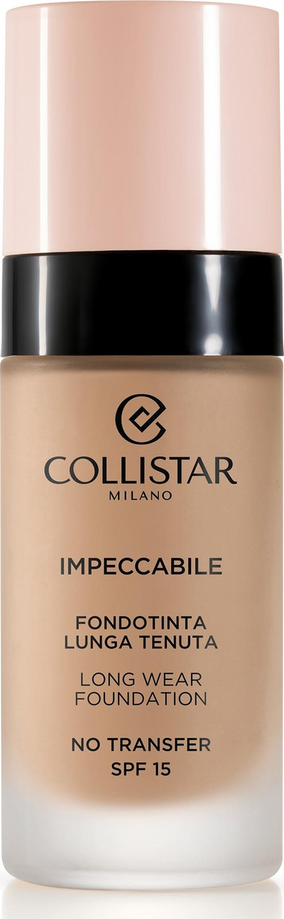 Fondatinë Collistar Impeccabile Long Wear Foundation SPF 15 4N Sand, 30ml, bezhë