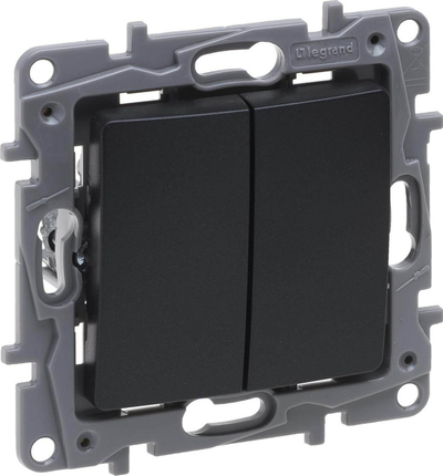Çelës ndriçimi Legrand Niloe Selection Candle 762205, 10AX, anthracite