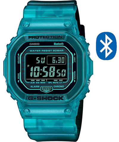 Orë digjitale për meshkuj Casio, e kaltër