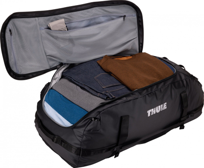 Çantë sporti Thule Chasm Duffel 130L, që s’e merr uji, e zezë