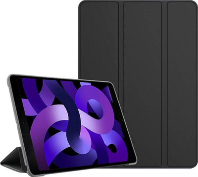 Këllëf tabletë për Apple iPad Air 5 2022, Smart Cover, funksion sleep wake, i zi