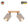 Spote Briloner, 28,5cm, 2x exkl., E27, 25W taupe