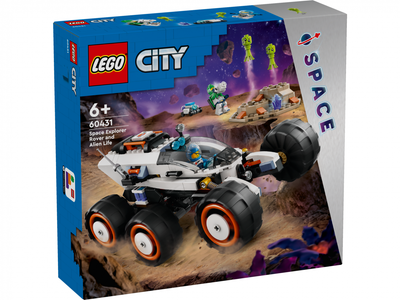 Set LEGO City Space Rover and Space Life Research 60431, moshat 6+, shumëngjyrësh