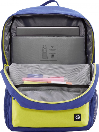 Çantë shpine HP Campus 7K0E5AA, 15.6", 17L, blu e verdhë