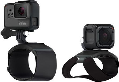 Rrip dore dhe kyçi për kamerë GoPro Hand and Wrist Strap, montim rrotullues 360°, i zi