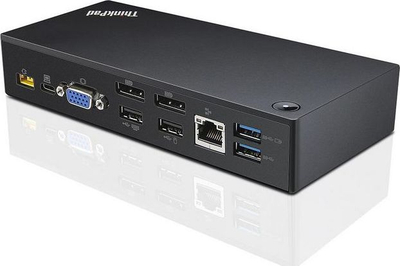 Dok stacioni Lenovo ThinkPad USB C Dock 40A90090DK, USB 3.2 Gen 1, me kabllo, version Denmark, i zi
