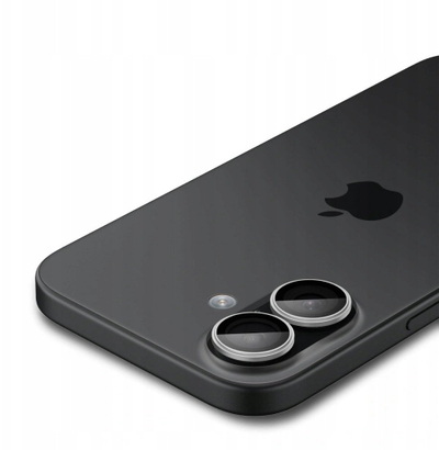 Mbrojtës kamerje Spigen Glas TR EZ Fit Optik Pro, set 2 copë, ngjyrë argjendtë, për iPhone 17