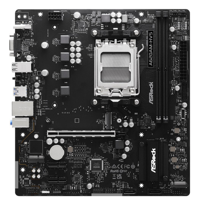 Pllakë amë Asrock A620AM-HVS, AMD A620, DDR5, Micro-ATX