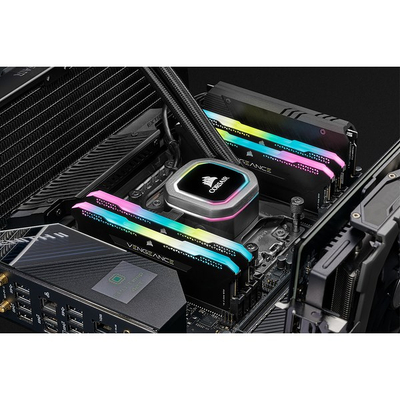 RAM меморија Корсаир Венџанс РГБ Про SL, 16GB DDR4, 2 x 8GB, црна