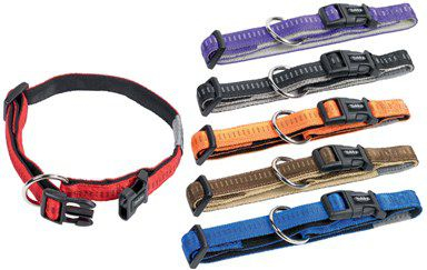 Qafore për qen Nobby Soft Grip, 20-45 cm, najlon, e kuqe