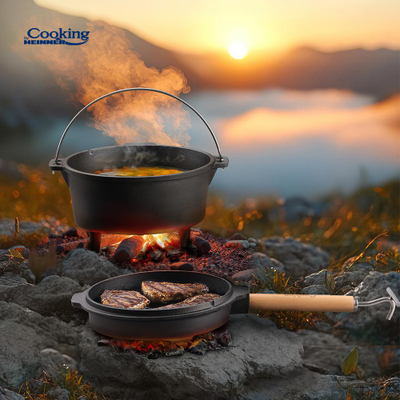 Teneqe gize PURE Cast Iron Pot, 25 cm, 4L, natyral