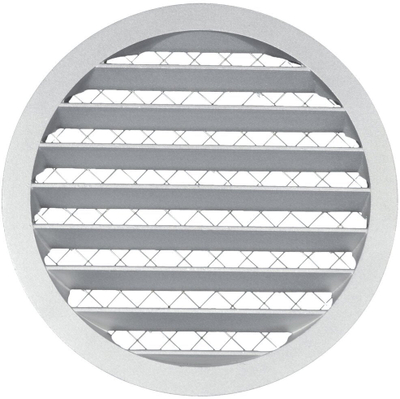 Kapak ventilimi SPIROFLEX CW200-AL, alumini, me rrjetë kundër insekteve, 200 mm, ngjyrë alumini