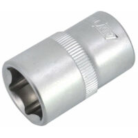 Kapak çelësi gjashtëkëndor Awtools 1/2", 25mm, i argjendtë