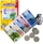 Set parash lodër Euro, banknota dhe monedha, plastikë, shumëngjyrëshe