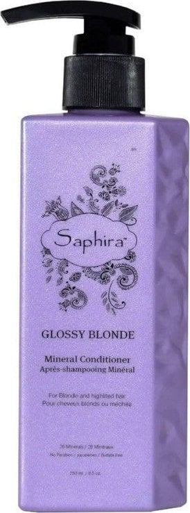 Balsam flokësh Saphira Blonde Conditioner, për flokë biond, 8.5 oz