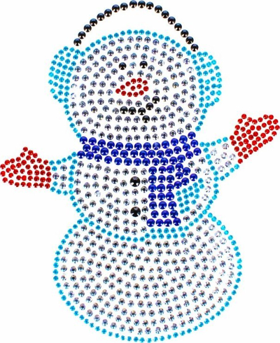 Stiker dekorativ vetëngjitës për Krishtlindje, kristale, Santa Claus dhe Snowman, shumëngjyrësh