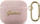 Kuti mbrojtëse Guess Saffiano Script për Apple AirPods 3, rozë