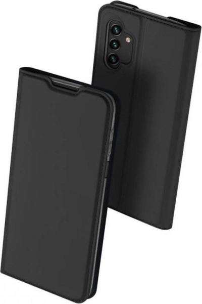 Këllëf telefoni Dux Ducis Skin Pro Vivo Y01 Y15s Y15a, lëkurë ekologjike, me mbajtëse, i zi