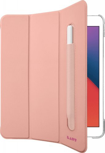 Këllëf folio Laut Huex për iPad 10.2", me mbajtës Pencil, rozë