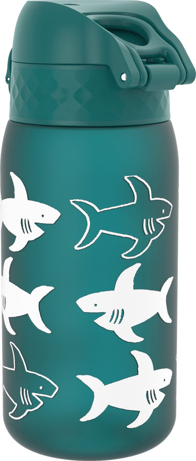 Shishe uji për kalamaj Ion8 Leak Proof Shark, 350 ml, pa pikim, jeshile e errët