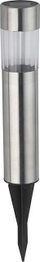 Lampë diellore kopshti Volteno VO2212, inox, IP44, ngjyrë argjendi