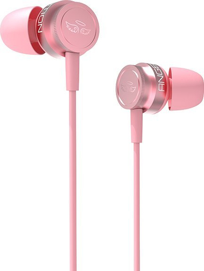Слушалки in-ear за гејминг Sades Wings 10 Angel Edition, со микрофон, со кабел, црни