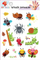 Tatuazhe të larshme për kalamaj All4Kids Happy Insects, set me insekte shumëngjyrëshe