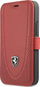 Këllëf telefoni Ferrari FEOGOFLBKP12S për iPhone 12 mini, lëkurë, i kuq