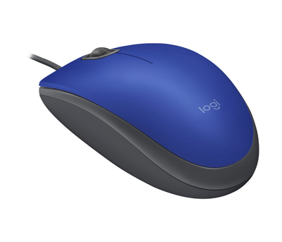 Maus Logitech M110 Silent, me kabllo, i heshtur, gri