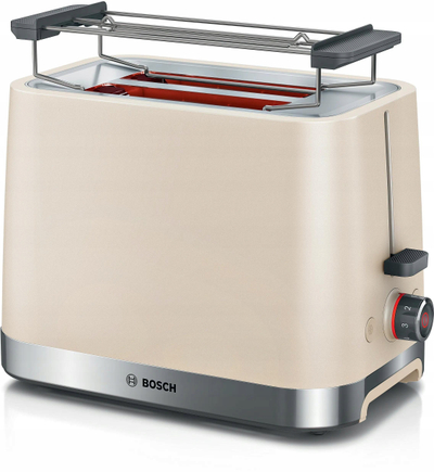Toaster Bosch TAT4M227 MyMoments, 2 feta, funksion shkrirje, krem