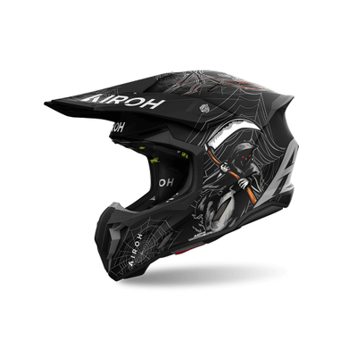 Kaskë motocross Airoh Twist 3 Arcade, 2XL, e zezë gri