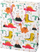 Qese dhuratash Leantoys Gift Bag Dinosaurs, 32 x 26 x 10 cm, shumëngjyrëshe
