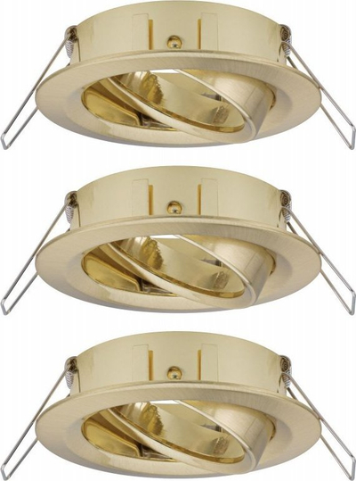 Set spote të futura Paulmann 92489 Choose, 3 copë, 10W, bronz i furçuar