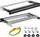Патч панел Stalflex PPM19-1U-24P-S-B, 24 порти, 19", црн
