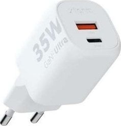 Полнач за домаќинство Xtorm GaN2 Ultra 35W, УСБ Ц, УСБ А, бел