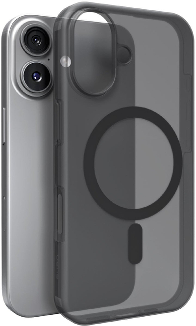 Kapak mbrojtës Puro për iPhone 17 Daylight, plastik, i zi