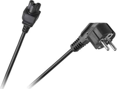 Kabllo rryme Cabletech Eco Line për laptop, prizë tre gjethe, 1.5m, e zezë