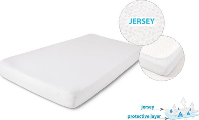 Заштитен чаршаф Matex Hygienic Waterproof Jersey, 70x140 cm, сив