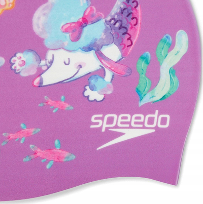 Kapelë noti për kalamoj Speedo Junior Digital Printed, silikon, me personazhe, rozë
