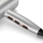 Tharëse flokësh BaByliss D580DE, 2100W, teknologji me jone, çelik satin