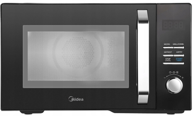 Mikrovalë Midea MAC23XF, 23L, 800W, me konvekcion edhe gril, e zezë