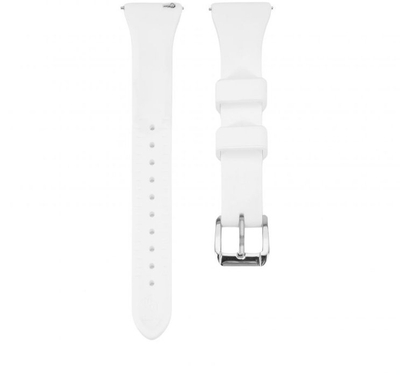 Rripi për orë Araree Siksniņa Connect T-buckle, 20mm, silikon, 130mm M/L, i bardhë
