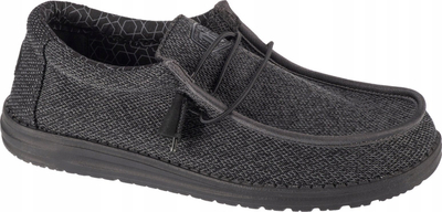 Këpucë burra Hey Dude Wally Sox M 40019 0XJ, të lehta, përditshme, të zeza