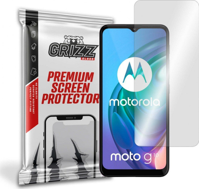 Xham mbrojtës hibrid GrizzGlass për Motorola Moto G10 Power, shumë i kthjellët, nuk e zë lehtë gërvishtja