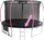 Mbulesë sustash për trampolinë Lean Sport Sport Max, 16ft, PVC+PE, e zezë rozë