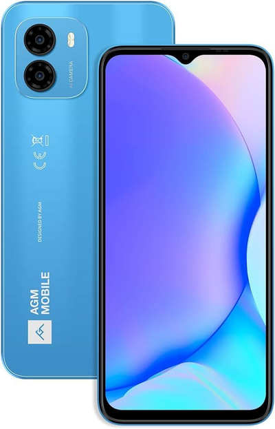 Telefoni AGM Note N1, 8GB RAM, 128GB, blu e fortë