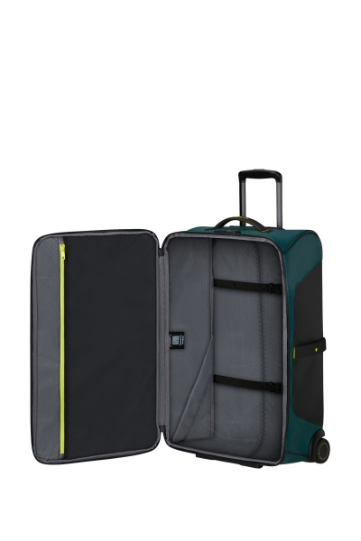 Çantë Duffle Me 2 Rrota Samsonite Ecodiver 67/24 Ngjyrë Gur Kali / Lime