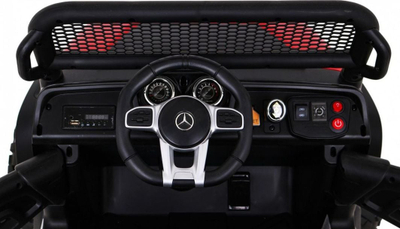 Makina elektrike për fëmijë ADEL Mercedes Unimog JL199, 4x4, me drita, e kuqe