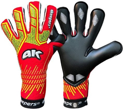 Doreza portieri 4keepers Neo Elegant Neo Lava RF2G Jr, latex, për fëmijë, të kuqe e verdhë