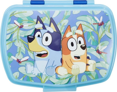 Kuti sanduiçësh Stor Bluey M927a-50674, plastike, katrore, blu shumëngjyrëshe